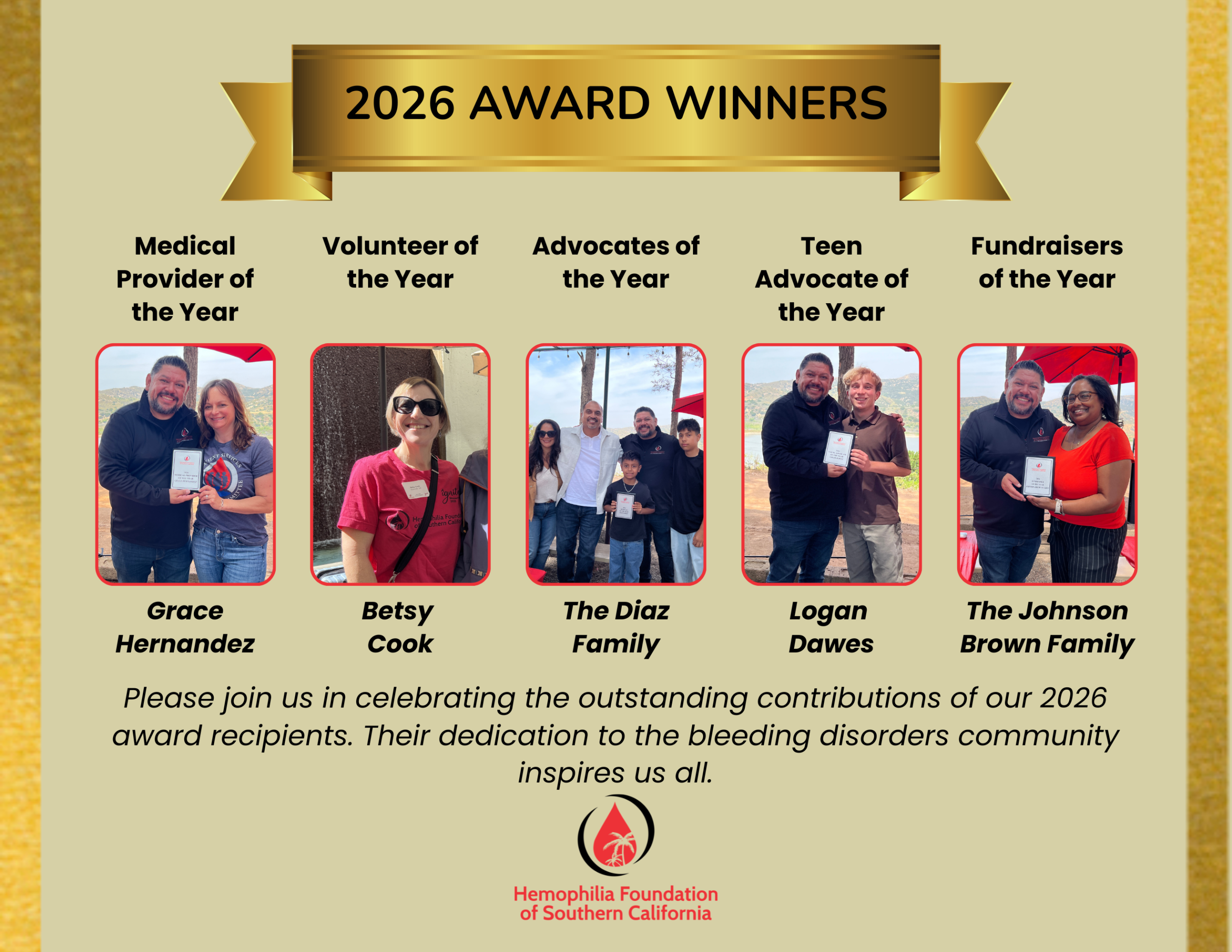 Congratulations to our 2026 HFSC Award Winners!